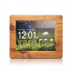 8 inch Wooden Wifi digital day calendar clock for Dementias